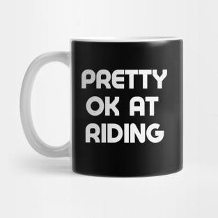 Ok Cyclist Shirt, Cycling Gifts, OK at Cycling, Bicycle Shirt, Average Cyclist Shirt, Funny Cycling Shirt, Bike Commuter, Amateur Cyclist Mug